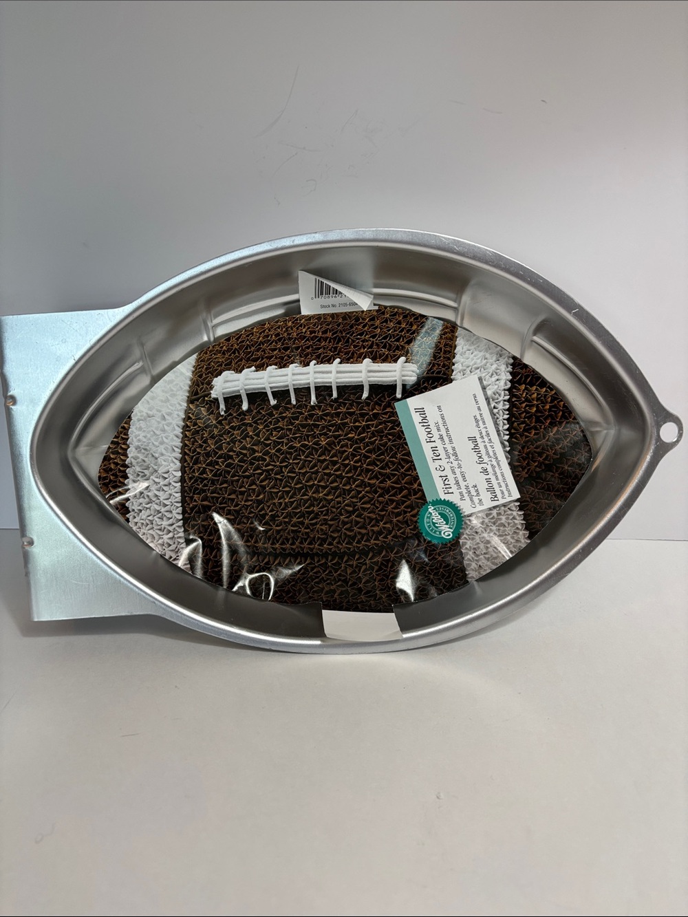 Wilton Brown & White Football Cake Mold
